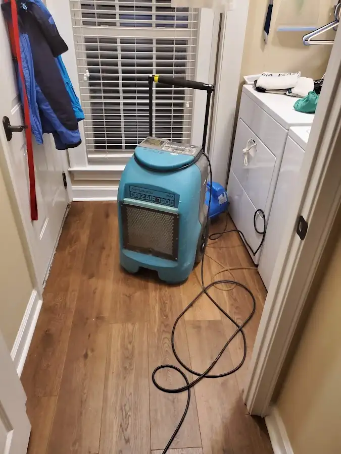 Commercial dehumidifier deployed for Crawl Space Restoration in Matthews