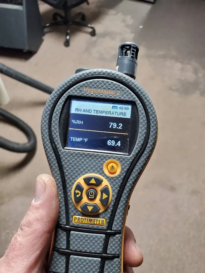 Moisture meter humidity assessment for Fire & Smoke Damage Restoration in Matthews